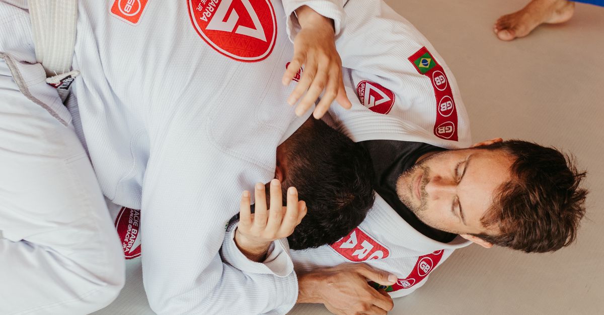 Brazilian Jiu-Jitsu training on the mats